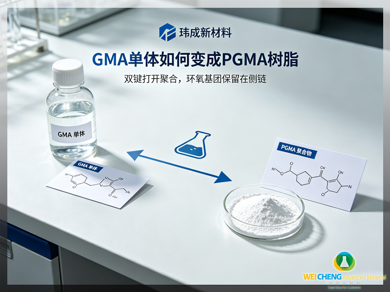 PGMA 与 GMA 的关系:单体 GMA 聚合制备聚甲基丙烯酸缩水甘油酯