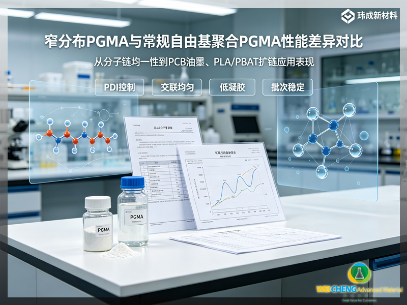 窄分布 PGMA 与常规自由基聚合 PGMA 性能差异对比|聚甲基丙烯酸缩水甘油酯选型指南