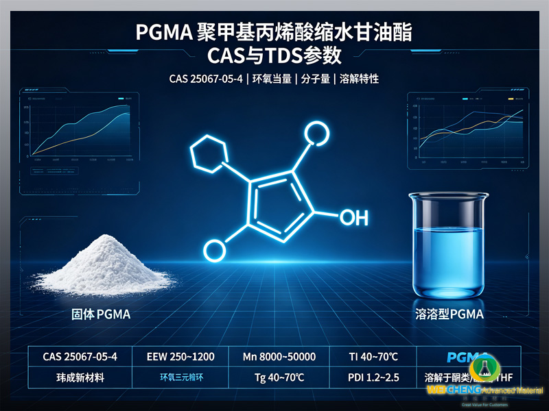 PGMA CAS 号、结构式、形态和关键参数