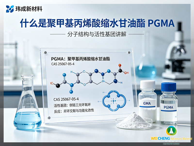 聚甲基丙烯酸缩水甘油酯 PGMA 分子结构与活性基团讲解