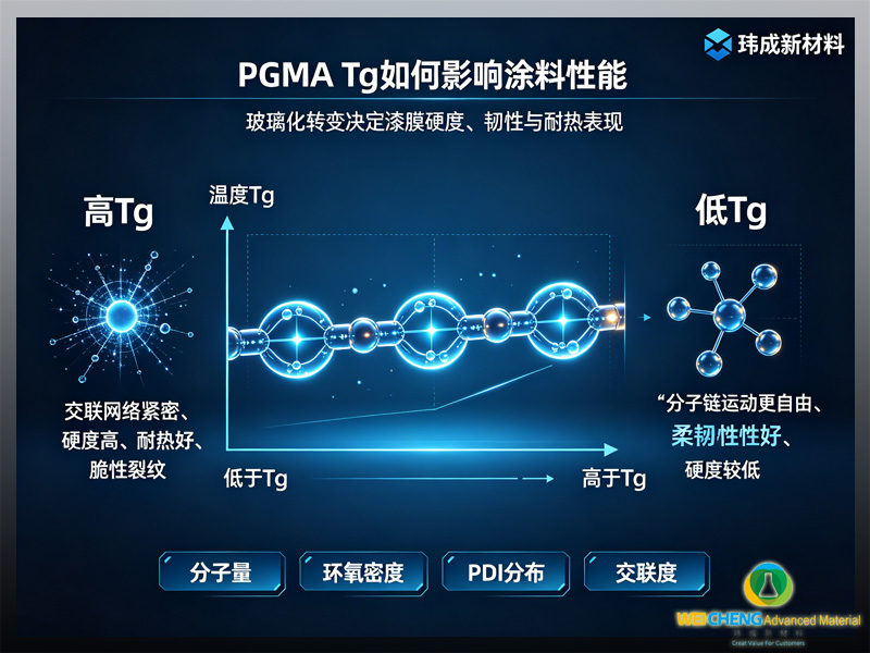 PGMA 玻璃化温度 Tg 对涂料硬度与成膜性能影响