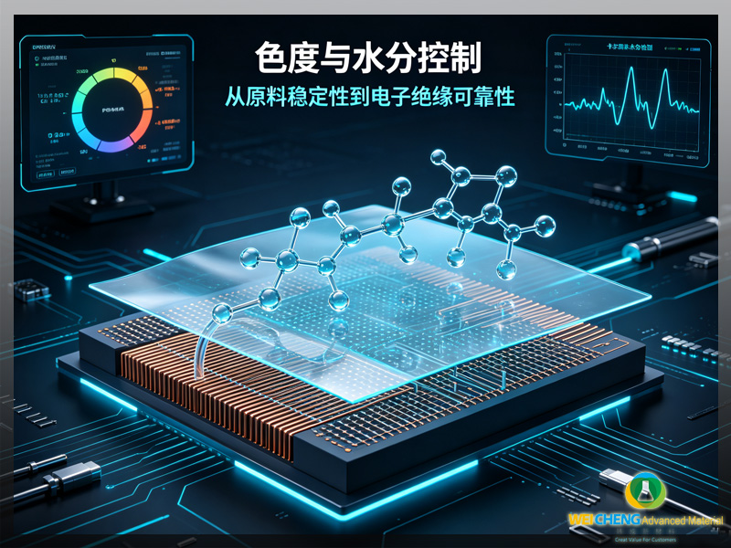 色度、水分指标对于高端电子级 PGMA(聚甲基丙烯酸缩水甘油酯)的重要性