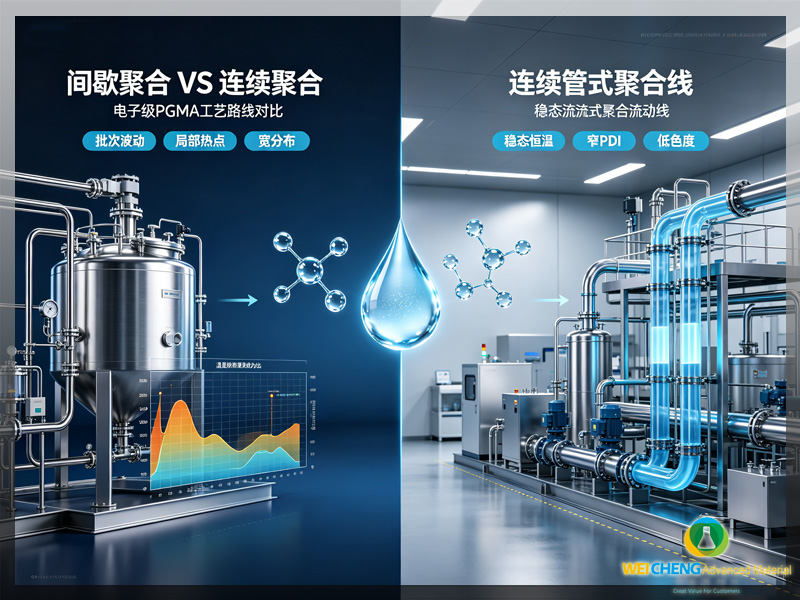 间歇聚合 VS 连续聚合生产 PGMA 优劣对比