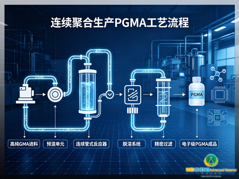 连续聚合生产 PGMA 工艺