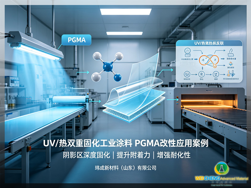 UV / 热双重固化工业涂料 PGMA 改性应用案例