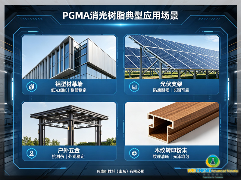 户外粉末涂料消光树脂原料 PGMA 应用场景