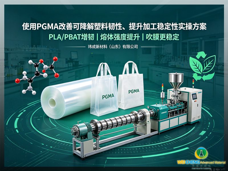 使用 PGMA 改善可降解塑料韧性、提升加工稳定性实操方案