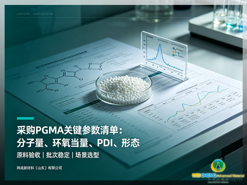 采购 PGMA 关键参数清单：分子量、环氧当量、PDI、形态